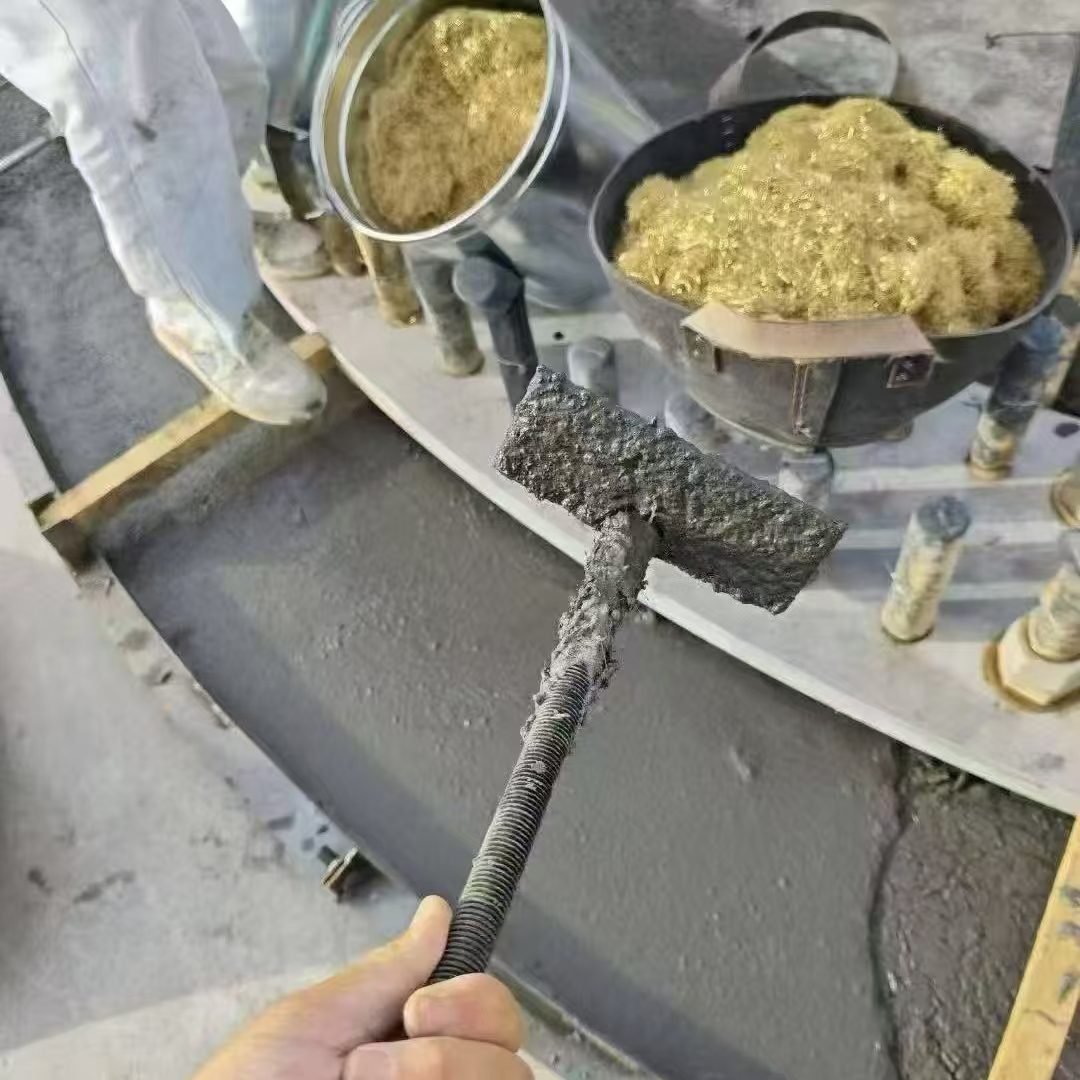 天门C120钢纤维高强无收灌浆料 轧机压缩机汽轮机发电机锻压设备底座灌浆材料